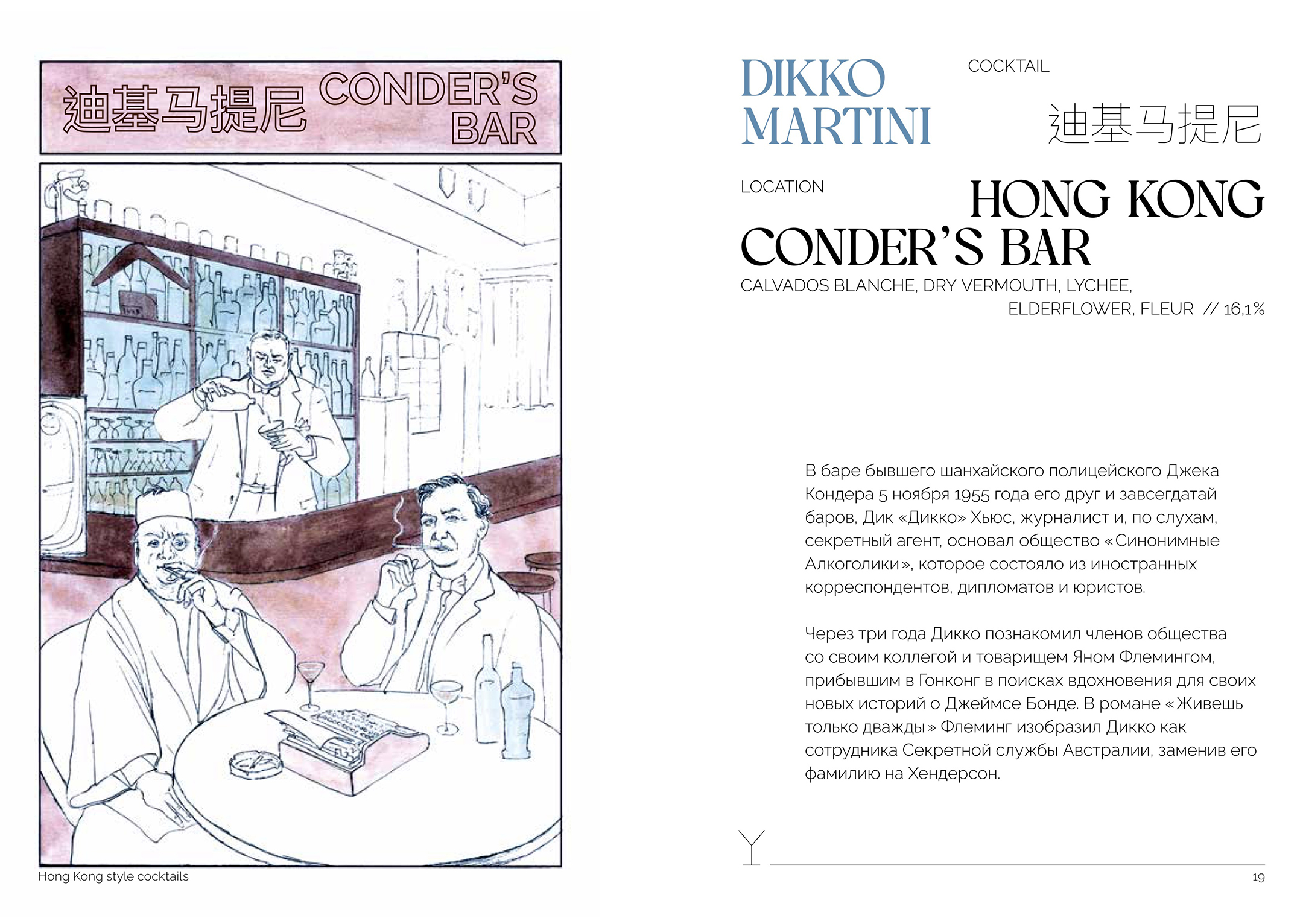 Меню бара, первая часть