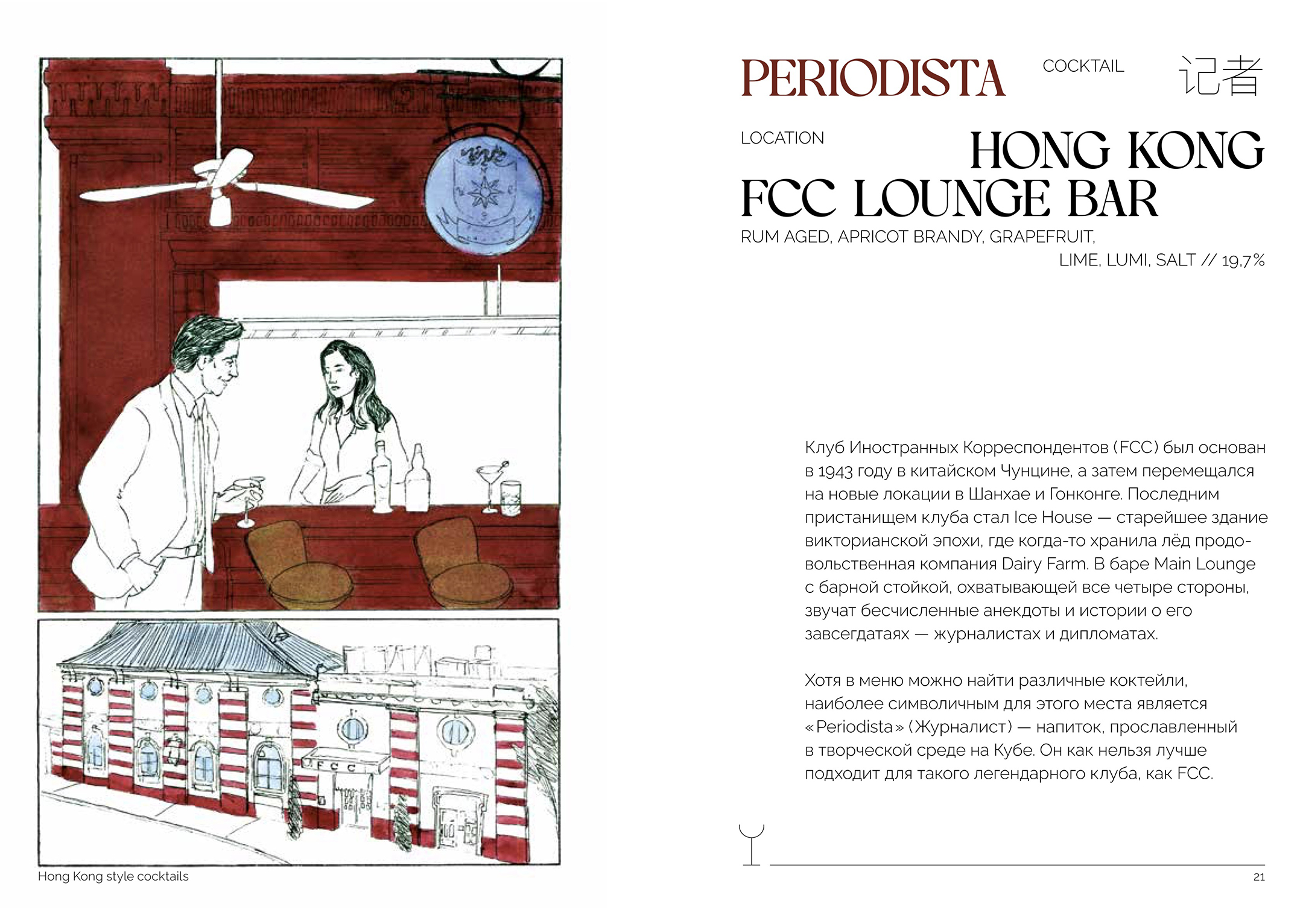 Меню бара, первая часть